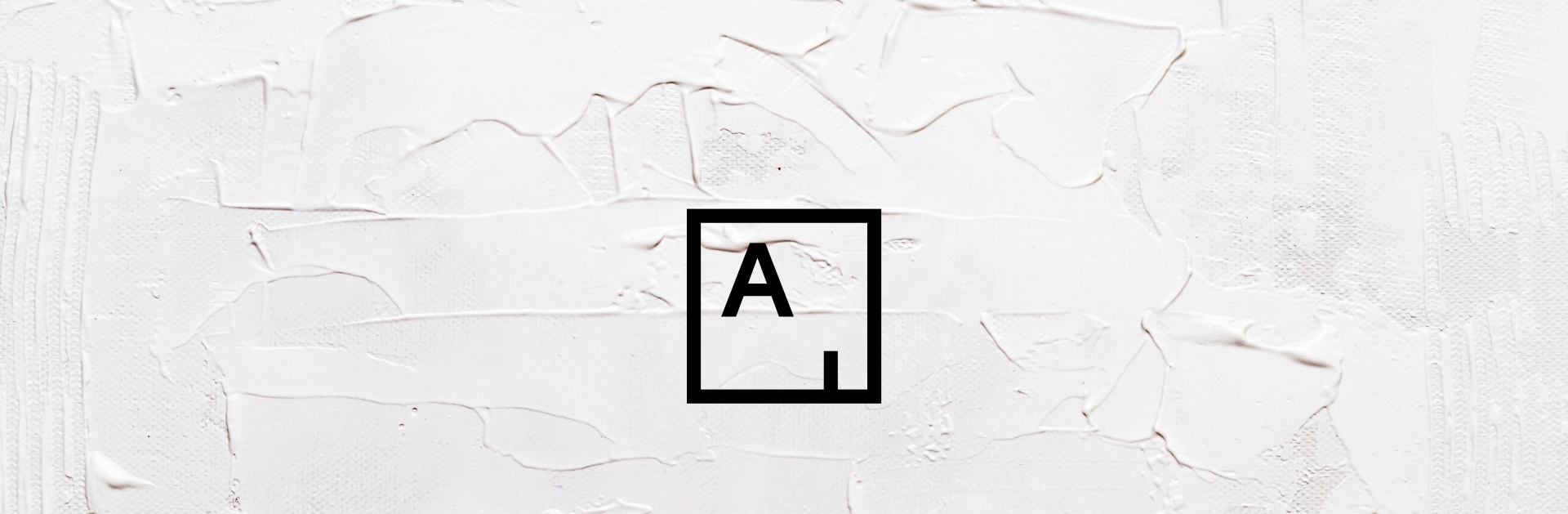 Artsy logo on inked canvas