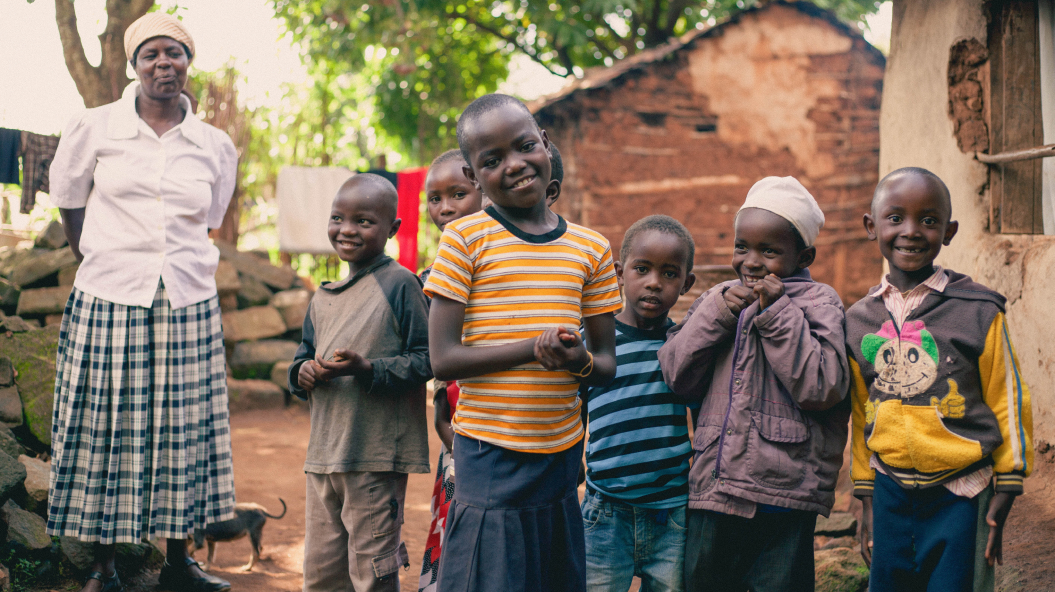 A family in Africa.